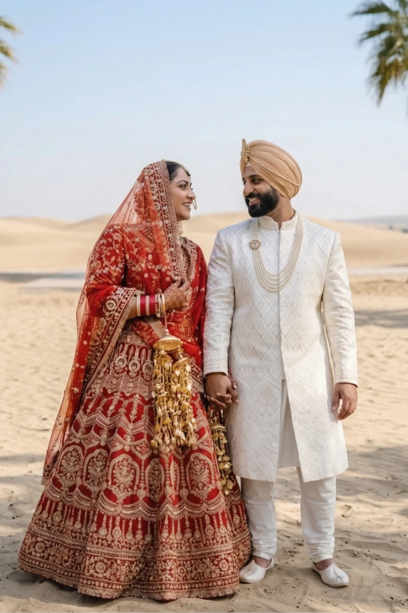 Sikh Wedding Couple